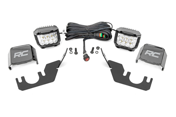 Rough Country - LED Light - Rear Mount - 3" OSRAM - Kawasaki Teryx 1000/Teryx 4 1000