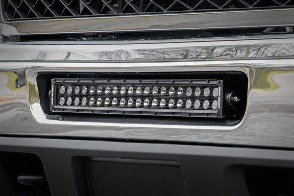 Rough Country - LED Light Mount - Bumper - 20" - Chevy Silverado 2500 HD 4WD (2011-2014)