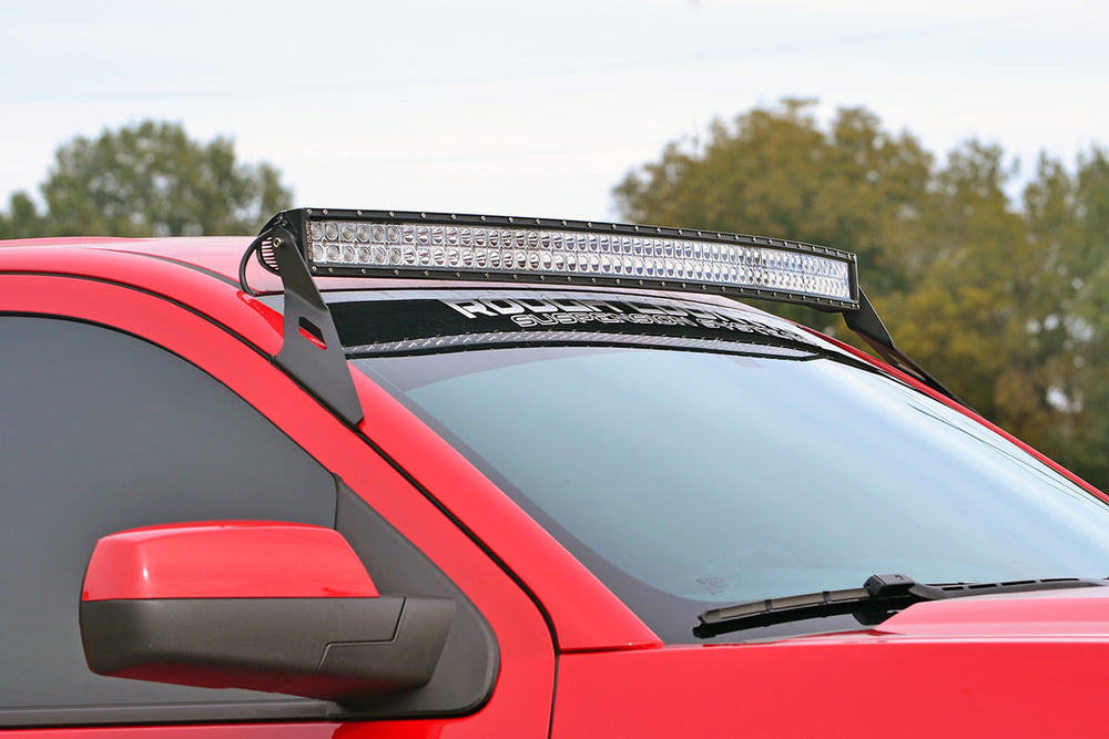 Rough Country - LED Light Mount - Upper Windshield - 54