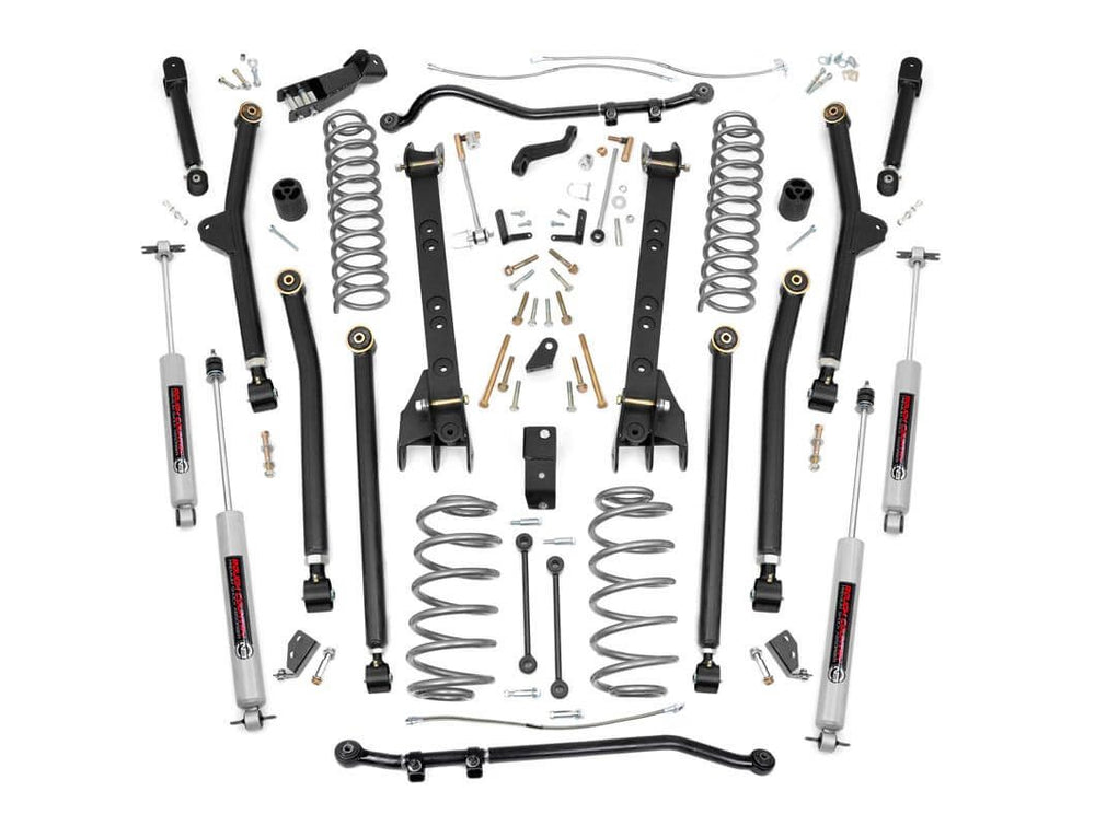 Rough Country - 6 Inch Lift Kit - Long Arm - Jeep Wrangler Unlimited 4WD (2004-2006)