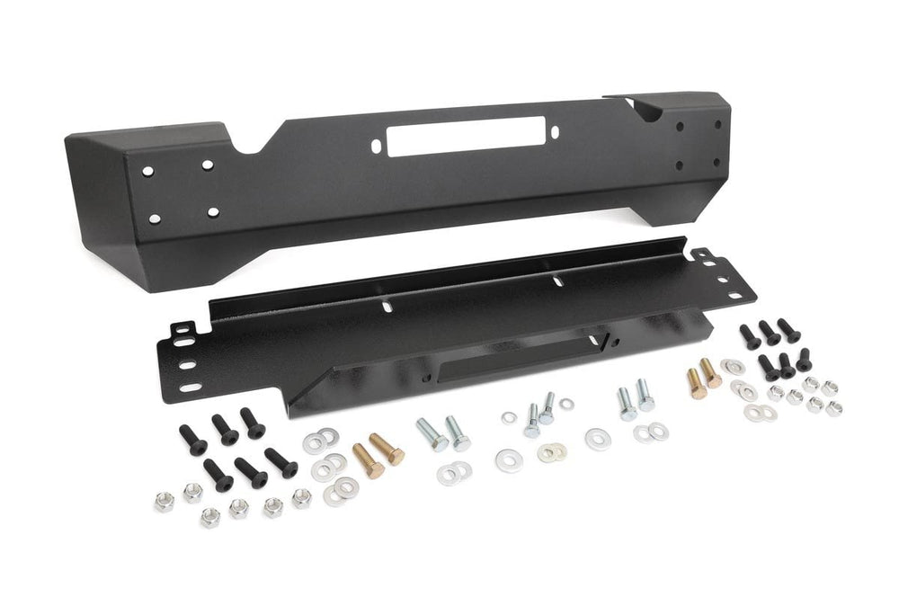 Rough Country - Front Stubby Winch Bumper - Jeep Wrangler TJ (97-06)/Wrangler Unlimited (04-06)