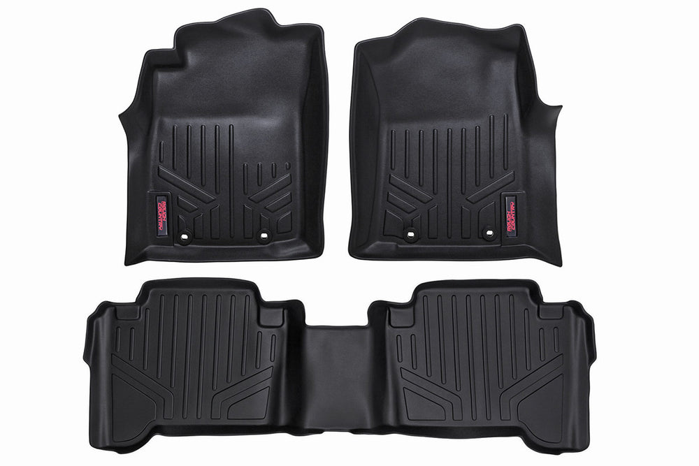 Rough Country - Floor Mats - Front and Rear - Toyota Tacoma 2WD/4WD (2012-2015)