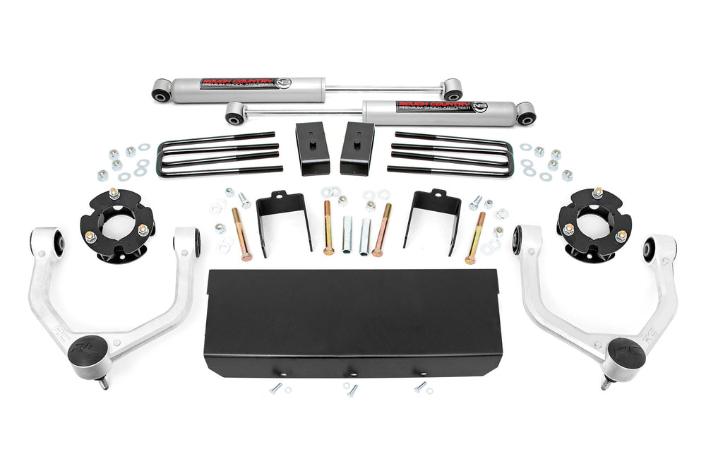 Rough Country - 3 Inch Lift Kit - N3 Shocks - Nissan Titan XD 2WD/4WD (2016-2024)