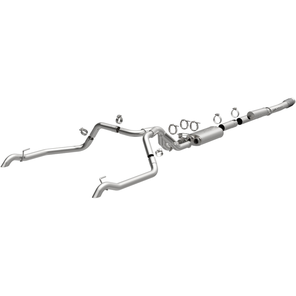 MagnaFlow® 2024-2026 Chevrolet Silverado 1500 ZR2 6.2L | 2024-2026 GMC Sierra 1500 AT4X 6.2L Overland Series™ Cat-Back Performance Exhaust System 19703