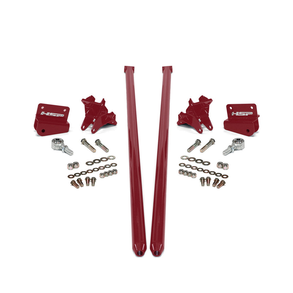 2001-2010 Chevrolet / GMC 58 inch Bolt On Traction Bars 3.5 inch Axle Diameter Illusion Cherry
