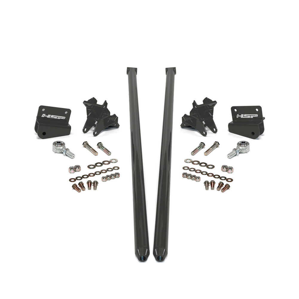 2001-2010 Chevrolet / GMC 58 inch Bolt On Traction Bars 3.5 inch Axle Diameter Kingsport Grey