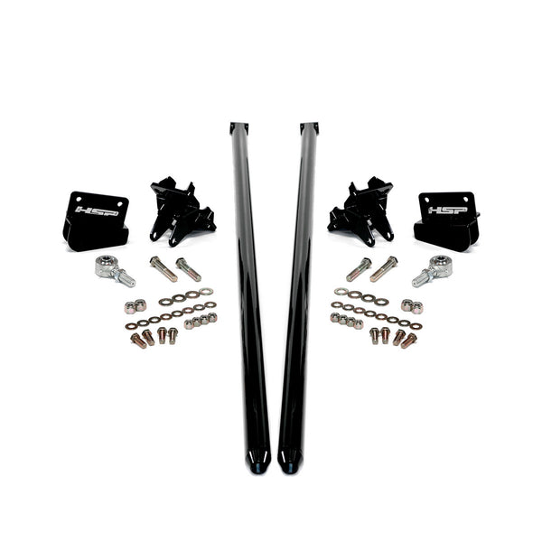 2001-2010 Chevrolet / GMC 58 inch Bolt On Traction Bars 3.5 inch Axle Diameter Ink Black
