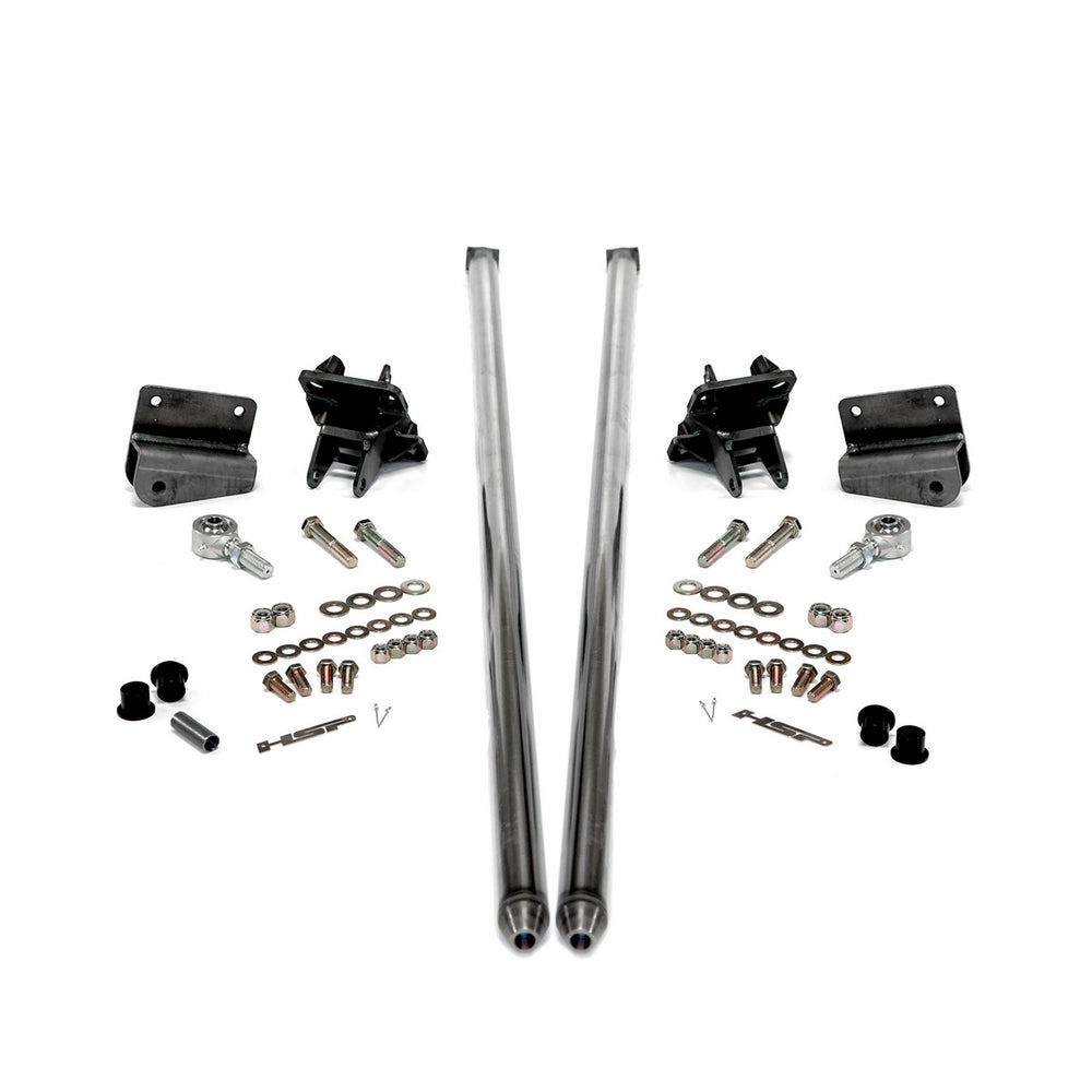 2001-2010 Chevrolet / GMC 58 inch Bolt On Traction Bars 3.5 inch Axle Diameter Raw