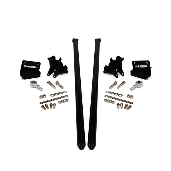 2001-2010 Chevrolet / GMC 58 inch Bolt On Traction Bars 3.5 inch Axle Diameter Silk Satin Black