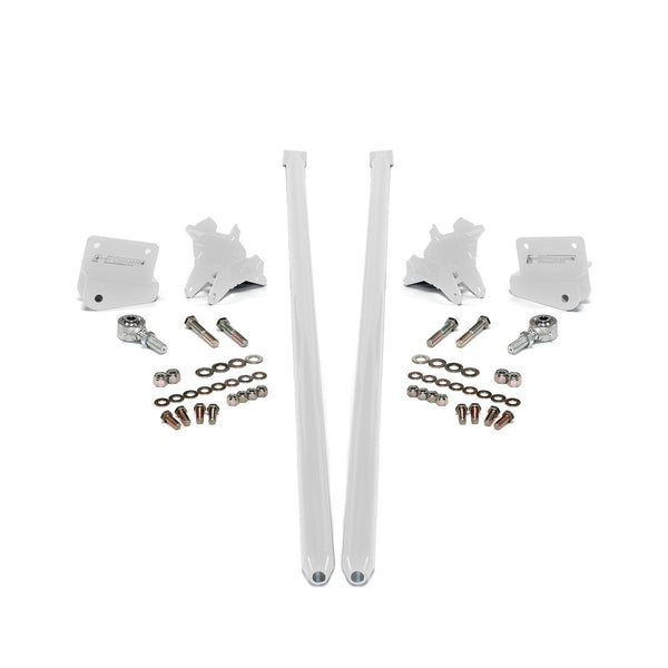 2001-2010 Chevrolet / GMC 58 inch Bolt On Traction Bars 3.5 inch Axle Diameter Polar White