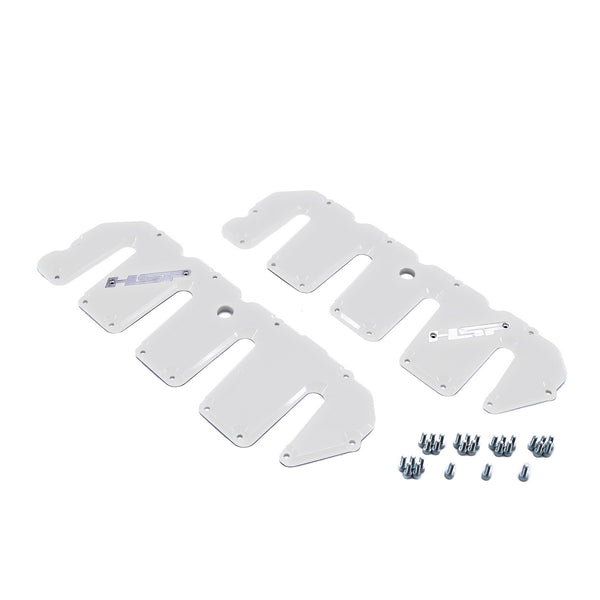 2004.5-2010 Chevrolet / GMC Billet Valve Covers Polar White