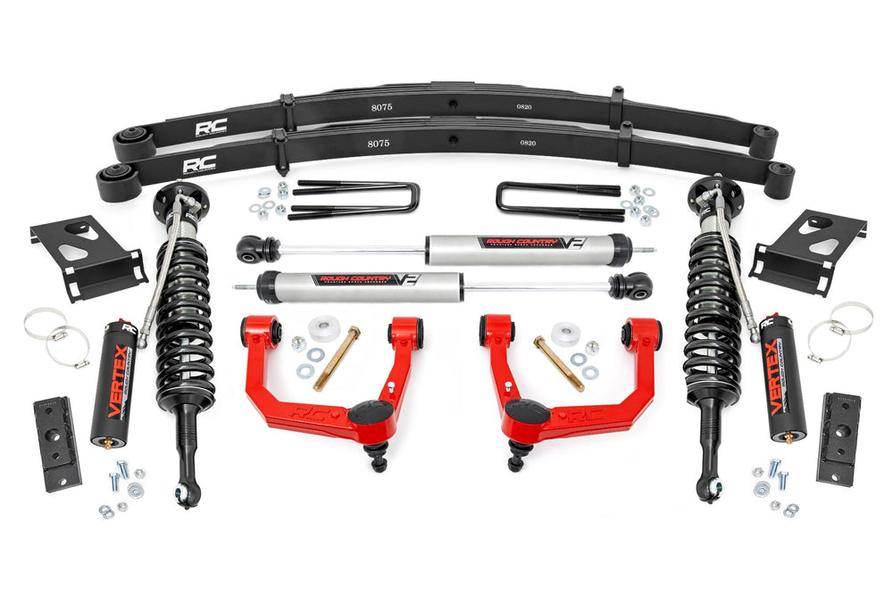 Rough Country - 3.5 Inch Lift Kit - Red UCA - Vertex/V2 - Toyota Tacoma 2WD/4WD (2005-2023)