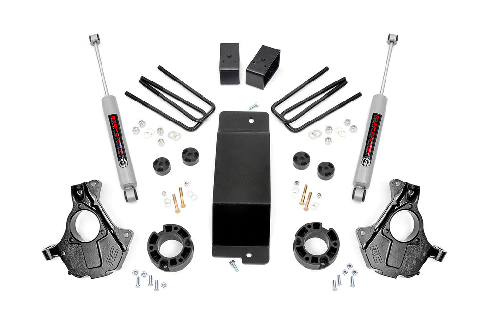 Rough Country - 3.5 Inch Lift Kit - Cast Steel LCA - Chevy/GMC 1500 (07-13)