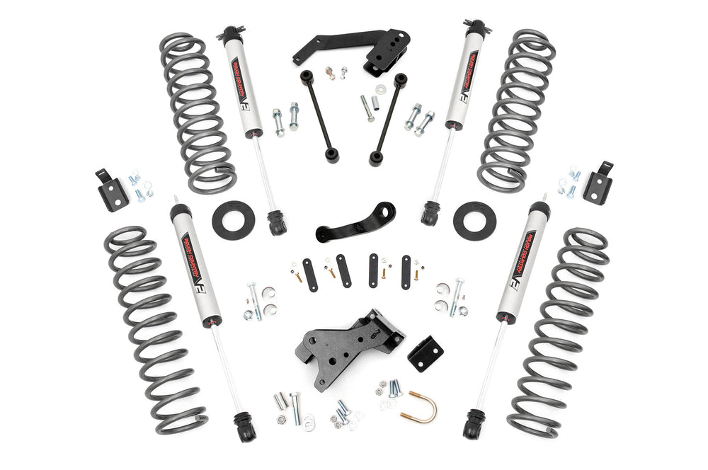 Rough Country - 4 Inch Lift Kit - V2 - Jeep Wrangler Unlimited 2WD/4WD (2007-2018)