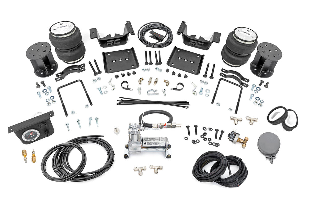 Rough Country - Air Spring Kit w/compressor - 5 Inch Lift Kit - Chevy/GMC 1500 (07-18 & Classic)