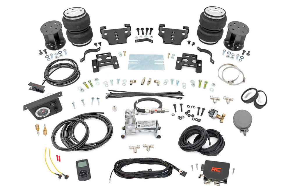Rough Country - Air Spring Kit w/compressor - Wireless Controller - 6 Inch Lift Kit - Chevy/GMC 2500HD (01-10)