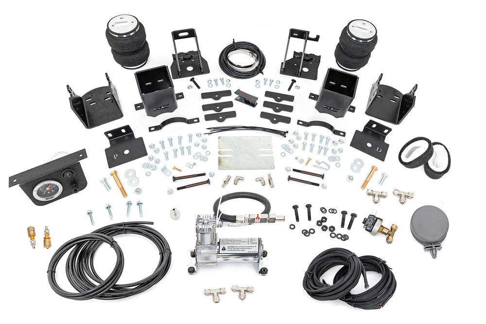 Rough Country - Air Spring Kit w/compressor - Ford F-250/F-350 Super Duty 4WD (2005-2016)