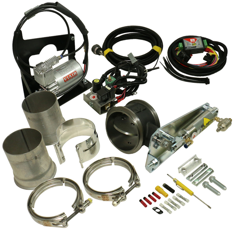 BD Diesel Exhaust Brake - 2003-2005 Dodge Air/Remote 4in - 1027338
