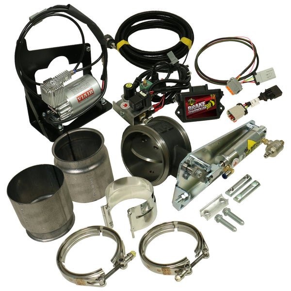 BD Diesel BD Cummins 6.7L Exhaust Brake Remote Air 4.0in Dodge 2007.5-2017 w/Non-VGT Turbo - 1027344
