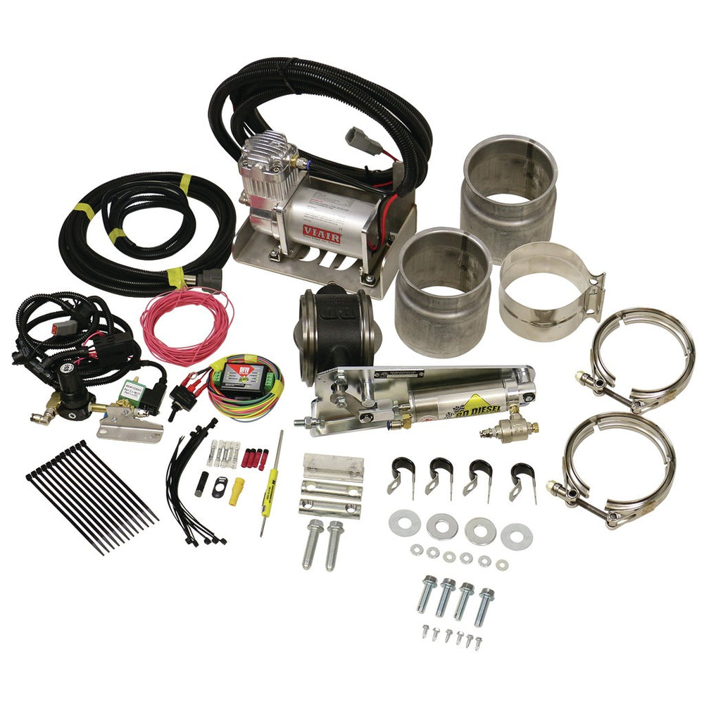 BD Diesel Exhaust Brake - Universal 5.0-Inch c/w Air Compressor - 1028150