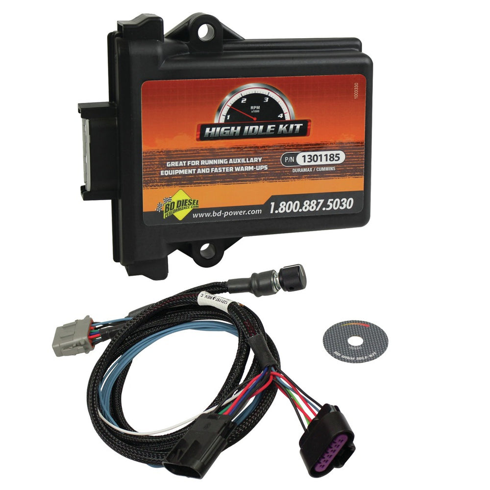 BD Diesel BD Duramax High Idle Kit - Chevy 2008-2019 6.6L 2500/3500 - 2019 4500/5500/6500 - 1036627