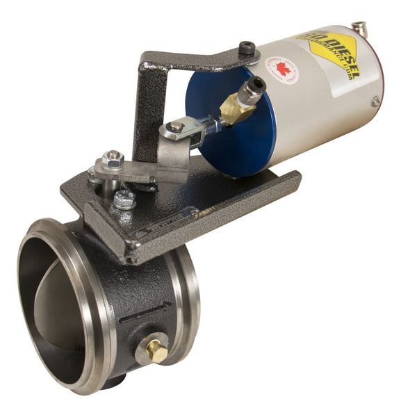 BD Diesel Exhaust Brake - 1994-1997 Ford 7.3L PowerStroke 4in exh Vac/Remote - 1037144