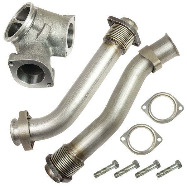BD Diesel Up-Pipes Kit Ford 7.3L PowerStroke 1999.5-2003 F-250 / F-350 / Excursion / E-350 - 1043900