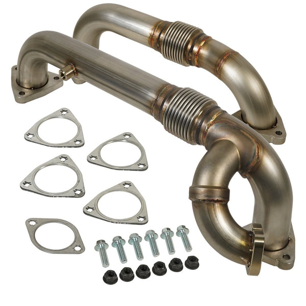 BD Diesel Up-Pipes Kit w/EGR Connector - Ford 2008-2010 6.4L F-250/F-350/F-450/F-550 - 1043909
