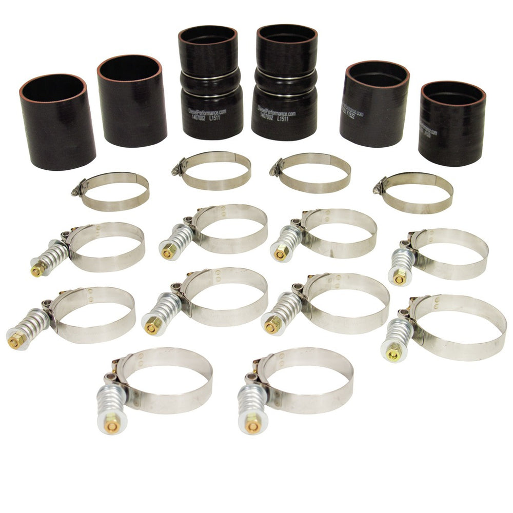 BD Diesel BD 7.3L Powerstroke Intercooler Hose & Clamp kit Ford 1999.5-2003 - 1047030