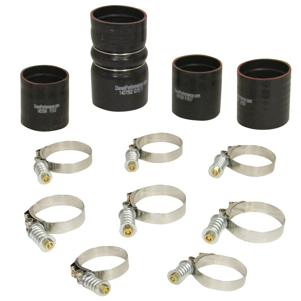 BD Diesel BD 6.4L Powerstroke Intercooler Hose & Clamp Kit Ford 2008-2010 - 1047037