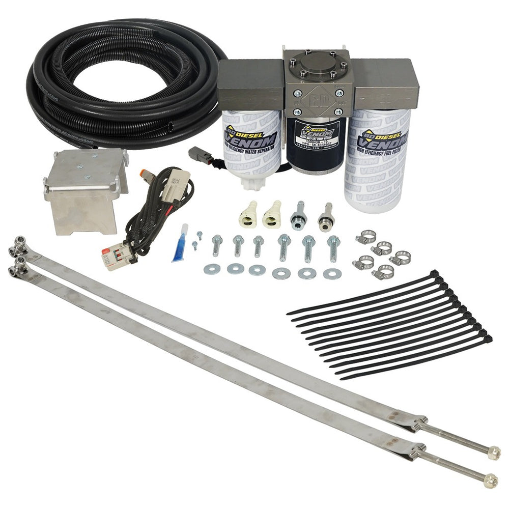 BD Diesel BD Venom Cummins Fuel Lift Pump c/w Filter & Separator Dodge 5.9L/6.7L 2005-2012 - 1050333