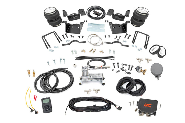 Rough Country - Air Spring Kit w/compressor - Wireless Controller - 0-7.5" Lift - Chevy/GMC 2500HD/3500HD (11-19)