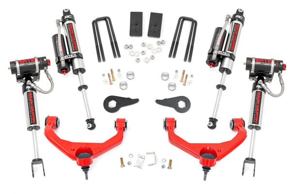Rough Country - 3.5 Inch Lift Kit - Vertex - w/ Overloads - Chevy/GMC 2500HD/3500HD (11-19)