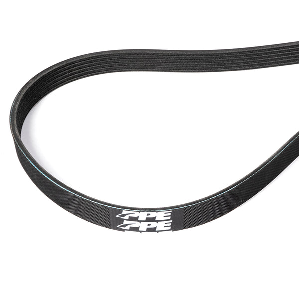 HIGH-PERFORMANCE HEAVY-DUTY SERPENTINE BELT - 2002-2010 DURAMAX W/ PPE DUAL FUELER, OR 2002-2005 STOCK DUAL ALTERNATOR (105A) NO VACUUM PUMP