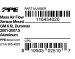 Pacific Performance Engineering 116454020 - Mass Air Flow Sensor Adapter