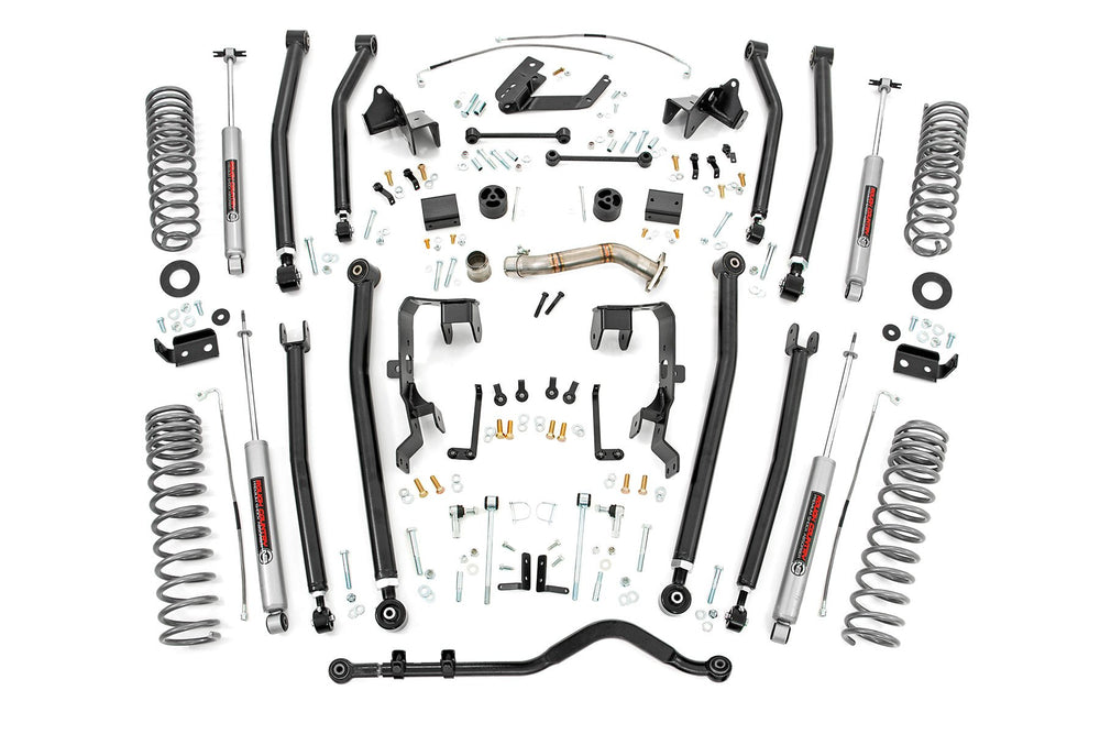 Rough Country - 4 Inch Lift Kit - Long Arm - Jeep Wrangler Unlimited 4WD (2012-2018)