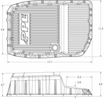 Pacific Performance Engineering 128051600 - Transmission Oil Pan