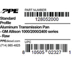 Pacific Performance Engineering 128052000 - Transmission Oil Pan