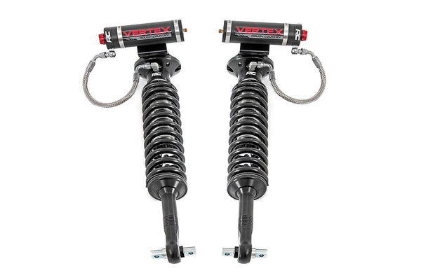 Rough Country - Vertex 2.5 Adjustable Coilovers - Front - 6.5-7.5" - Ford F-150 2WD (14-25)
