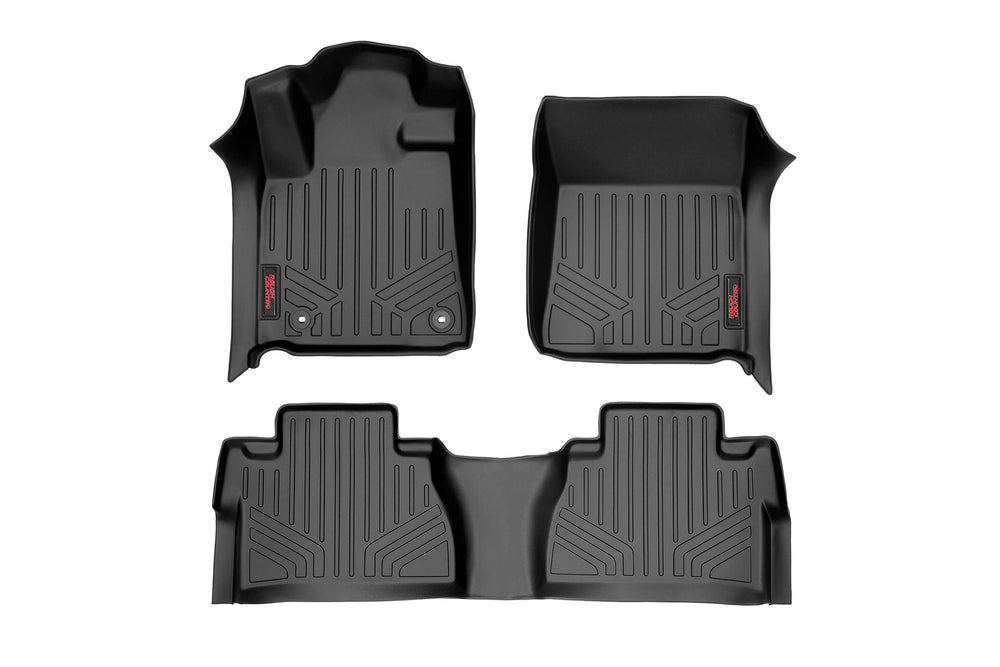 Rough Country - Floor Mats - FR & RR - CrewMax - Toyota Tundra 2WD/4WD (2014-2021)
