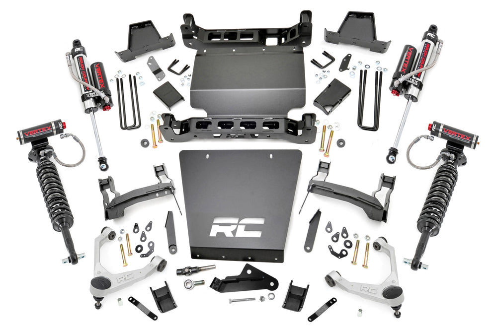 Rough Country - 7 Inch Stamped Steel LCA Lift Kit - Forged UCA - Bracket - Vertex - Chevy/GMC 1500 (16-18)