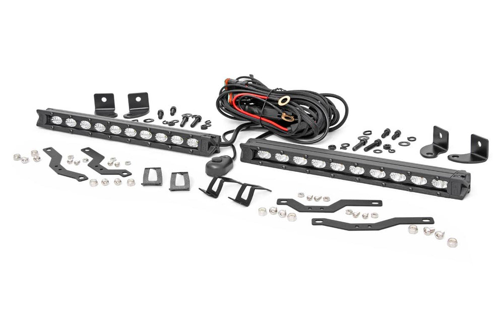 Rough Country - LED Light Kit - Grille Mount - 10