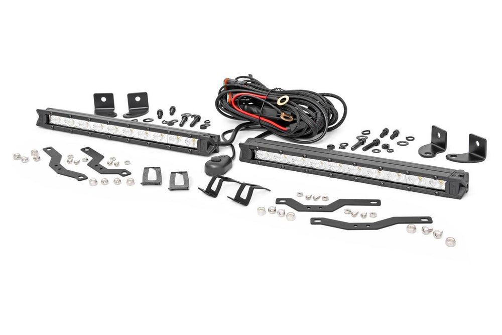 Rough Country - LED Light Kit - Grille Mount - 10