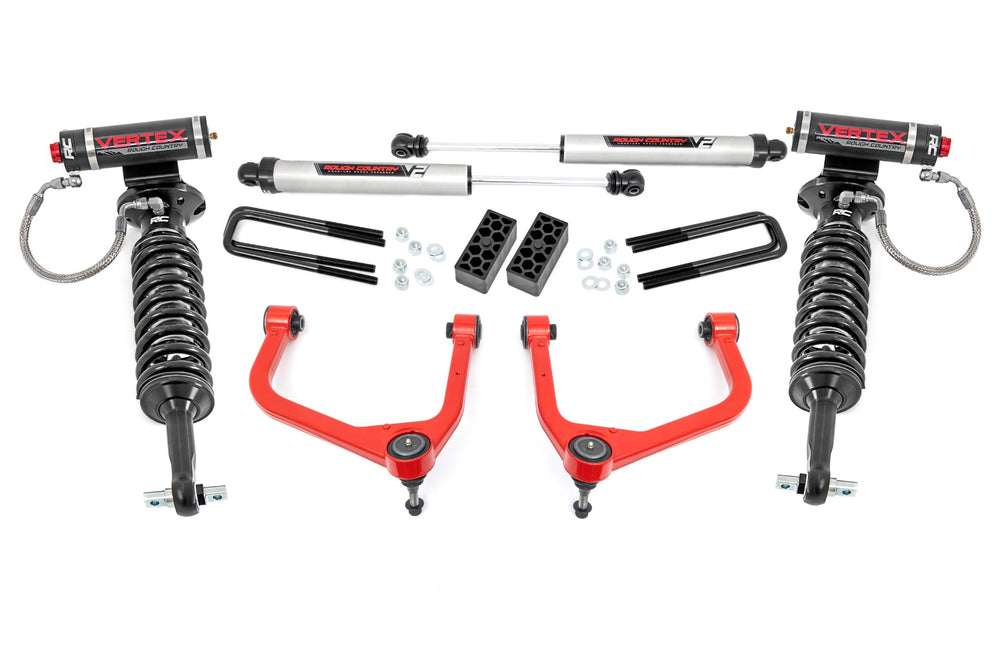 Rough Country - 3.5 Inch Lift Kit - Vertex/V2 - GMC Sierra 1500 2WD/4WD (2019-2025 & Classic)
