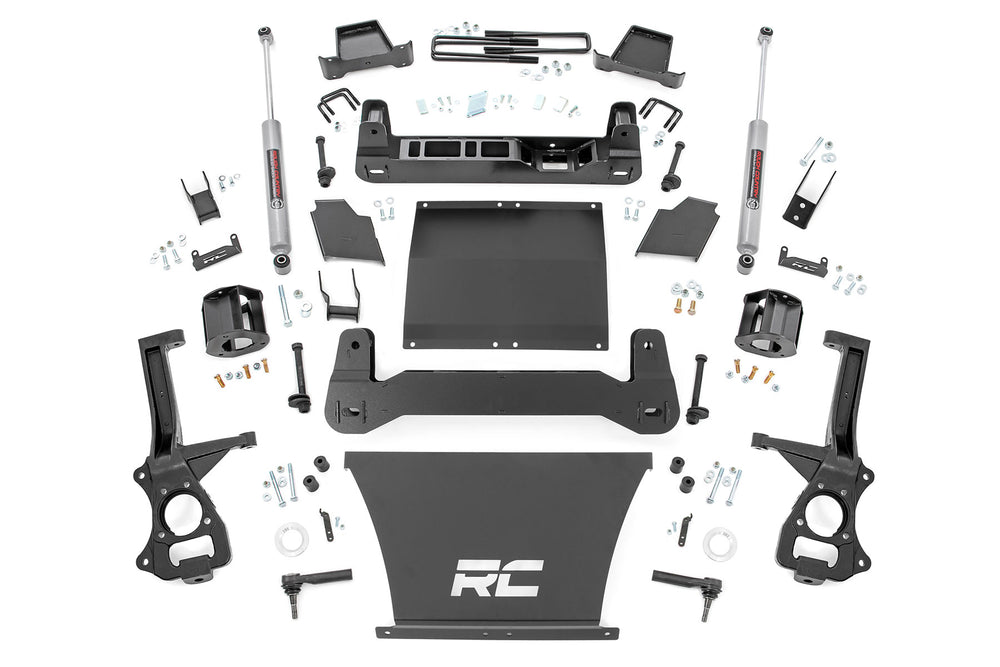 Rough Country - 4 Inch Lift Kit - AT4/Trailboss - Chevy/GMC Sierra 1500 (19-24)/Silverado 1500 (19-24)