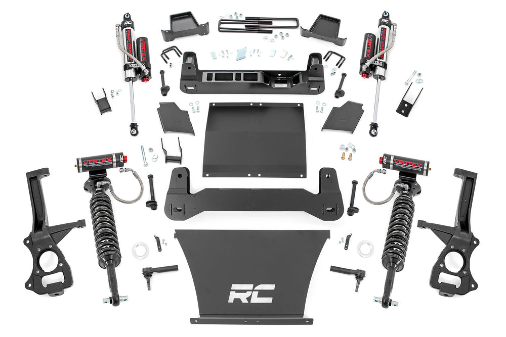 Rough Country - 4 Inch Lift Kit - AT4/Trailboss - Vertex - Chevy/GMC Sierra 1500 (19-24)/Silverado 1500 (19-24)