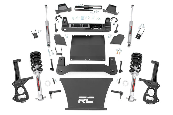 Rough Country - 6 Inch Lift Kit - N3 Struts - Chevy Silverado 1500 4WD (2019-2024 & Classic)