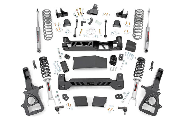 Rough Country - 6 Inch Lift Kit - N3 Struts - Dual Rate Coils - Ram 1500 4WD (2019-2024)