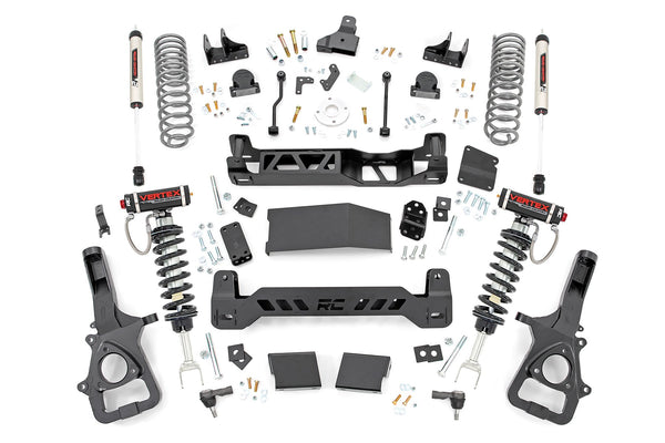Rough Country - 6 Inch Lift Kit - 22XL - Vertex/V2 - Dual Rate Coils - Ram 1500 4WD (19-24)