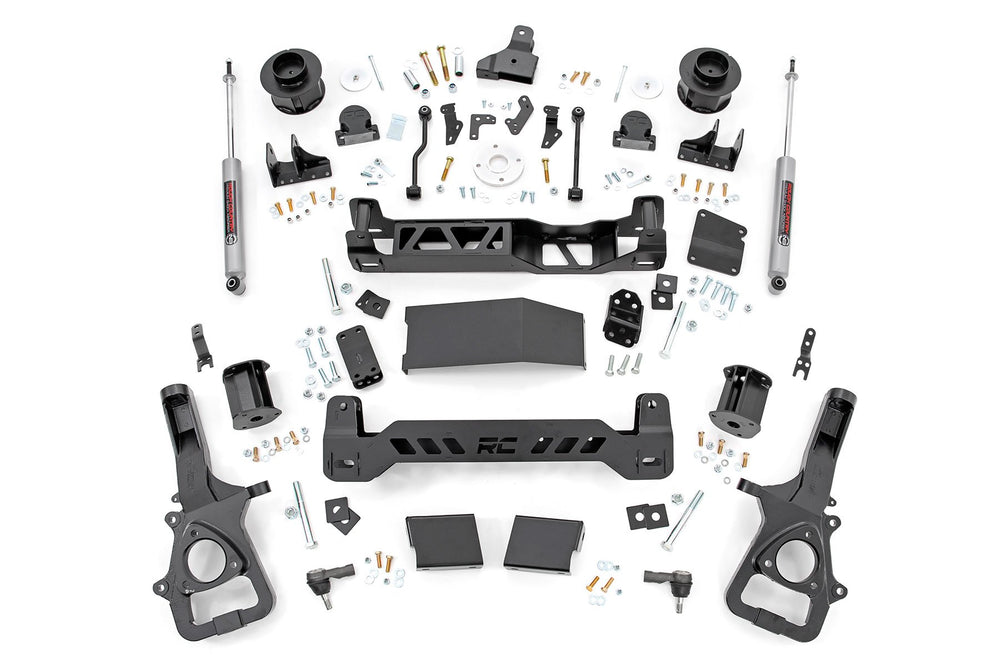 Rough Country - 5 Inch Lift Kit - 22XL - Air Ride - Ram 1500 4WD (2019-2024)